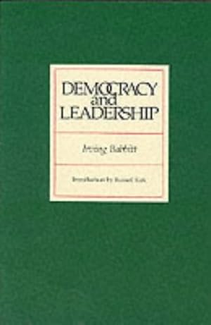 Seller image for Democracy and Leadership for sale by 2nd Life Books