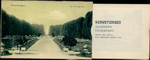 Imagen del vendedor de Leporello Ansichtskarte / Postkarte Schwetzingen in Baden, Schlossgarten, Illustrierte Führerkarte que vende akpool.de - akpool GmbH