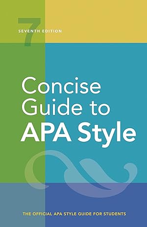 Immagine del venditore per Concise Guide to APA Style: 7th Edition (OFFICIAL) venduto da Goodwill of Silicon Valley
