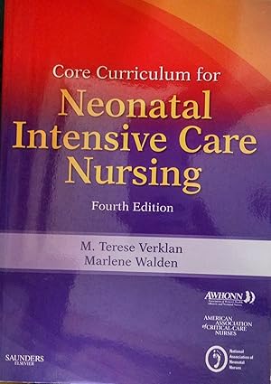 Immagine del venditore per Core Curriculum for Neonatal Intensive Care Nursing venduto da Greenworld Books