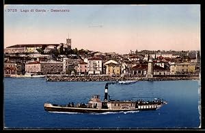Seller image for Cartolina Desenzano /Lago di Garda, Panorama mit Dampfer for sale by Bartko-Reher