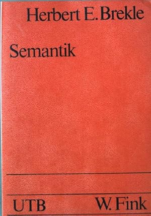 Bild des Verk�ufers f�r Semantik. (Nr. 102) UTB zum Verkauf von books4less (Versandantiquariat Petra Gros GmbH & Co. KG)