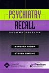 Image du vendeur pour Psychiatry Recall, 2nd Edition mis en vente par Greenworld Books