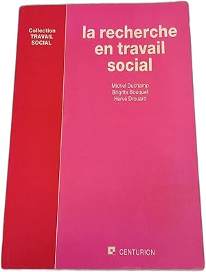 Immagine del venditore per La recherche en travail social venduto da D�mons & Merveilles