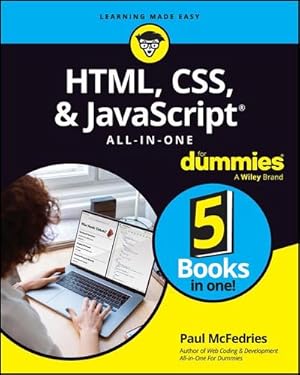 Image du vendeur pour HTML, CSS, & JavaScript All-in-One For Dummies mis en vente par Books-by-Floh