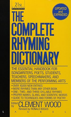 Seller image for The Complete Rhyming Dictionary: Including The Poet's Craft Book for sale by Aspen Book Co.
