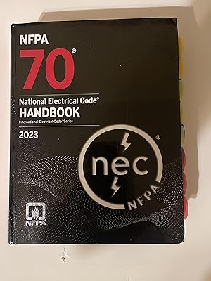 Image du vendeur pour NFPA 70, National Electrical Code Handbook, 2023 Edition, with Tabs mis en vente par PeachBooks