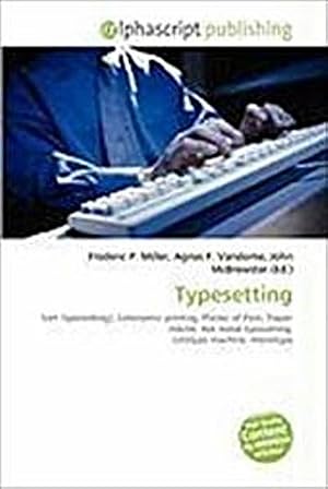 Imagen del vendedor de Typesetting a la venta por BuchWeltWeit Ludwig Meier e.K.