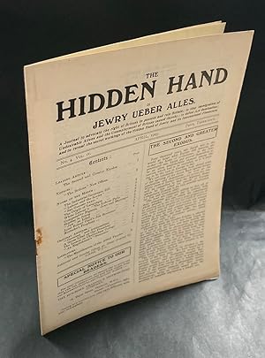 Seller image for The Hidden Hand or Jewry Ueber Alles. Volume IV Number 4. April 1923 - Jewish Peril for sale by blograrebooks