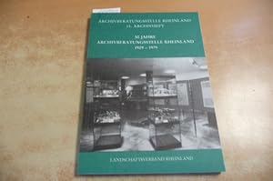 Bild des Verk�ufers f�r 50 [F�nfzig] Jahre Archivberatungsstelle Rheinland 1929 - 1979 zum Verkauf von Gebrauchtb�cherlogistik  H.J. Lauterbach