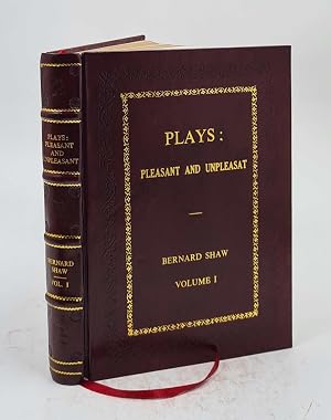 Seller image for Plays, Pleasant And Unpleasant 1922 [Full Leather Bound] for sale by Gyan Books Pvt. Ltd.