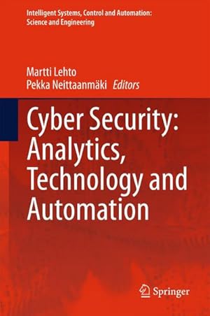 Image du vendeur pour Cyber Security: Analytics, Technology and Automation mis en vente par Books-by-Floh