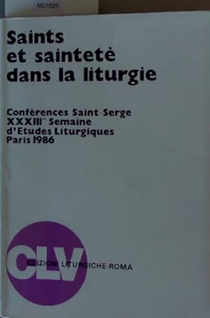 Imagen del vendedor de Saints Et Saintet� Dans La Liturgie. Bibliotheca Ephemerides Liturgicae. a la venta por Antiquariat Bookfarm