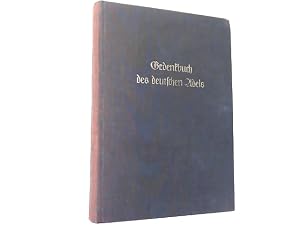 Imagen del vendedor de Gedenkbuch des deutschen Adels. (Verluste des Adels im 2. Weltkrieg) a la venta por Antiquariat Ehbrecht - Preis inkl. MwSt.