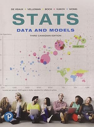 Image du vendeur pour Stats: Data and Models, Third Canadian Edition mis en vente par Zoom Books Company