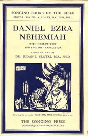 Image du vendeur pour DANIEL, EZRA, and NEHEMIAH, with Hebrew Text and English Translation, and with an Introduction and Commentary mis en vente par Round Table Books, LLC
