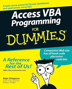 Bild des Verk�ufers f�r Access VBA Programming For Dummies zum Verkauf von Zoom Books East