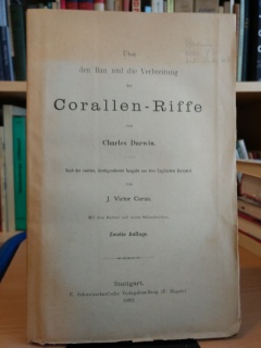 Image du vendeur pour Über den Bau und die Verbreitung der Corallen-Riffe. mis en vente par PlanetderBuecher