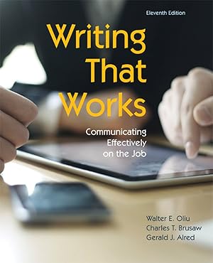 Imagen del vendedor de Writing That Works: Communicating Effectively on the Job, 11th Edition a la venta por Goodwill of Silicon Valley