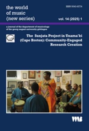 Bild des Verk�ufers f�r the world of music (new series) vol. 14 (2025) 1 zum Verkauf von buchversandmimpf2000