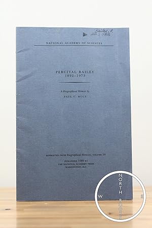Immagine del venditore per Percival Bailey 1892-1973 venduto da North Books: Used & Rare
