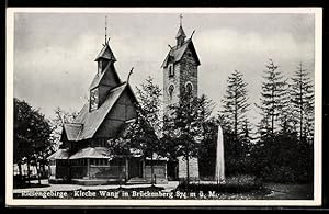 Seller image for Ansichtskarte Br�ckenberg, Blick auf die Kirche Wang for sale by Bartko-Reher