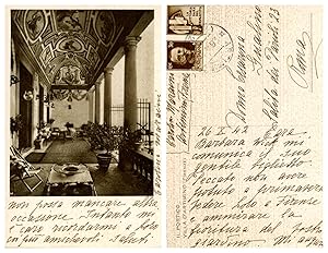 Bild des Verk�ufers f�r Cartolina postale autografa inviata a Cesarina Gualino zum Verkauf von Studio Bibliografico Marini