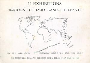 Seller image for 11 Exhibitions. Bartolini Di Stasio Gandolfi Lisanti for sale by Studio Bibliografico Marini
