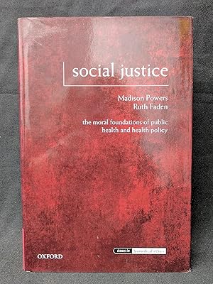 Immagine del venditore per Social Justice: The Moral Foundations of Public Health and Health Policy (Issues in Biomedical Ethics) venduto da Zoom Books East