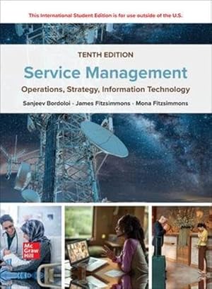 Imagen del vendedor de ISE Service Management: Operations, Strategy, Information Technology a la venta por Greenway