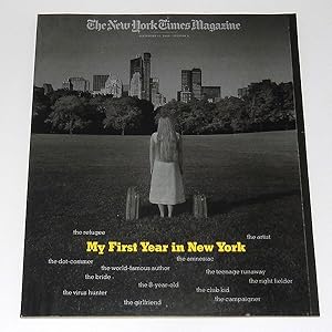 Seller image for The New York Times Magazine, September 17, 2000: My First Year in New York for sale by A&D Books
