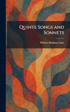 Bild des Verk�ufers f�r Quinte Songs and Sonnets zum Verkauf von AHA-BUCH GmbH