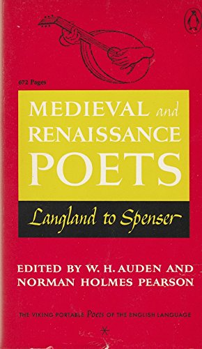 Bild des Verk�ufers f�r Poets of the English Language, Volume 1: Medieval And Renaissance Poets:Langland to Spenser (Viking portable library) zum Verkauf von WeBuyBooks