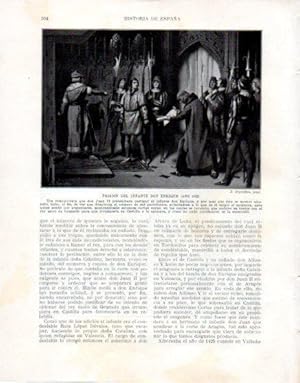 Bild des Verk�ufers f�r LAMINA V33668: Prision del Infante Don Enrique por J. Segrelles zum Verkauf von El Boletin