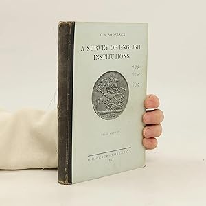 Immagine del venditore per A Survey of English Institutions venduto da Bookbot