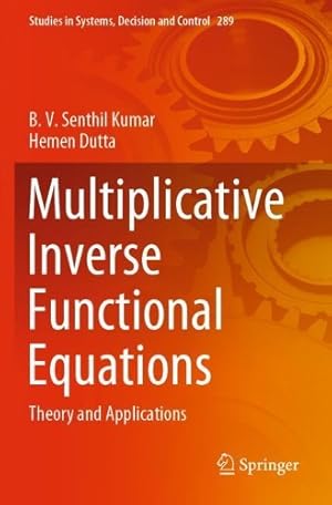 Imagen del vendedor de Multiplicative Inverse Functional Equations a la venta por Rarewaves.com UK