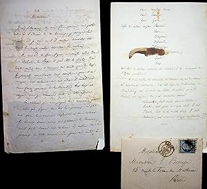 Image du vendeur pour Lettre autographe signée à Georges Darboy mis en vente par Librairie Trois Plumes