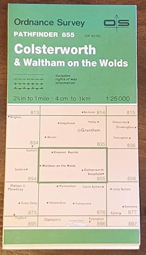 Imagen del vendedor de Colsterworth & Waltham on the Wolds. 1:25000 Pathfinder Map 855 (SK 82/92) que vende Nigel Smith Books