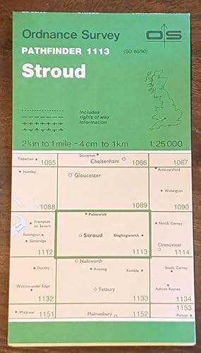 Imagen del vendedor de Stroud. 1:25000 Pathfinder Map 1113 (SO 80/90) que vende Nigel Smith Books