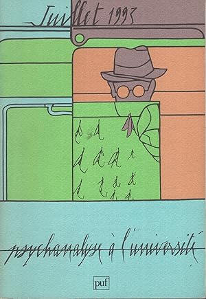 Immagine del venditore per Psychanalyse � l'Universit�. - Tome 18 - N� 71 venduto da Librairie Diona