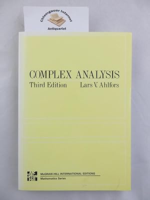 Seller image for Complex Analysis: An Introduction to the Theory of Analytic Functions of One Complex Variable. for sale by Chiemgauer Internet Antiquariat GbR
