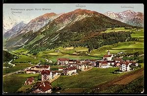 Seller image for Cartolina Gossensass, Vista verso nord-ovest con montagne e villaggio alpino for sale by Bartko-Reher