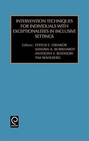 Imagen del vendedor de Intervention Techniques for Individual With Exceptionalities in Inclusive Settings a la venta por GreatBookPricesUK