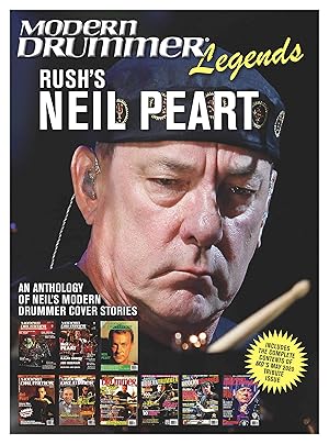 Imagen del vendedor de Modern Drummer Legends: Rushs Neil Peart | Drum Anthology Book with Magazine Cover Stories, Interviews, and Transcriptions | Rock Drumming Tribute for Fans and Percussionists a la venta por Dream Books Co.