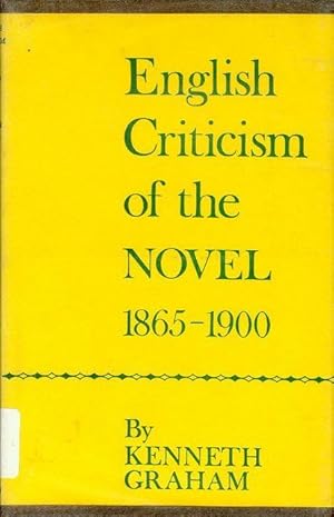 Seller image for English Criticism of the Novel 1865-1900 for sale by Bookmarc's