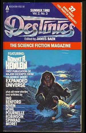 Image du vendeur pour Destinies: The Paperback Magazine of Science Fiction and Speculative Fact Summer 1980 mis en vente par Parigi Books, Vintage and Rare