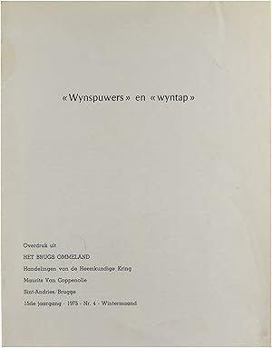 Seller image for "Wynspuwers" en "wyntap" for sale by Untje.com