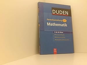 Bild des Verk�ufers f�r Duden Formelsammlung extra Mathematik: Formeln und Begriffe Definitionen und S�tze Zahlentafeln und Wissenswertes (5. bis 10. Klasse) (Duden - Schulwissen extra) 5. bis 10. Klasse ; Formeln und Begriffe, Definitionen und S�tze, Zahlentafeln und Wissenswertes zum Verkauf von Book Broker