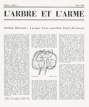 Seller image for L'Arbre et l'Arme for sale by Galerie Bordas