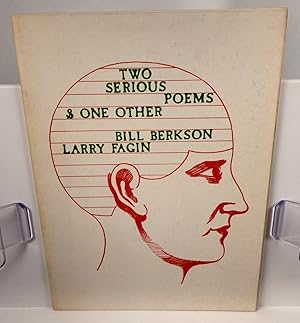 Seller image for Two Serious Poems & One Other [INSCRIBED, LIMITED EDITION Of 200] for sale by Plot Twist